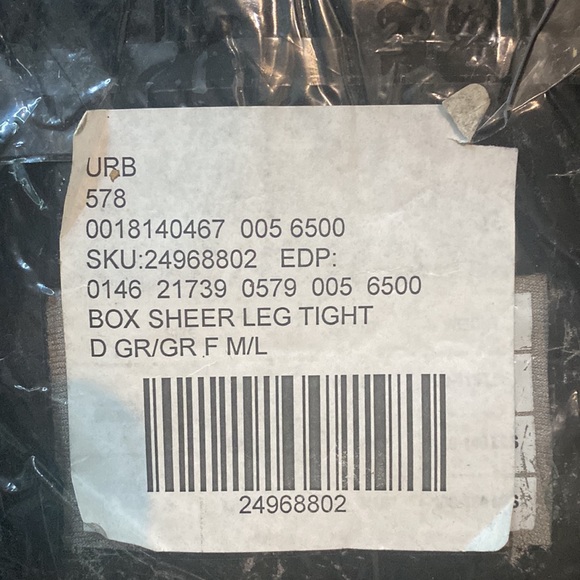 UO Sheer Leg Tights - Picture 2 of 2